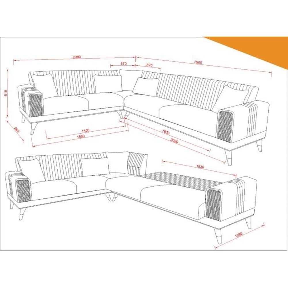 MONDI PERISSAV KÖŞE KOLTUK