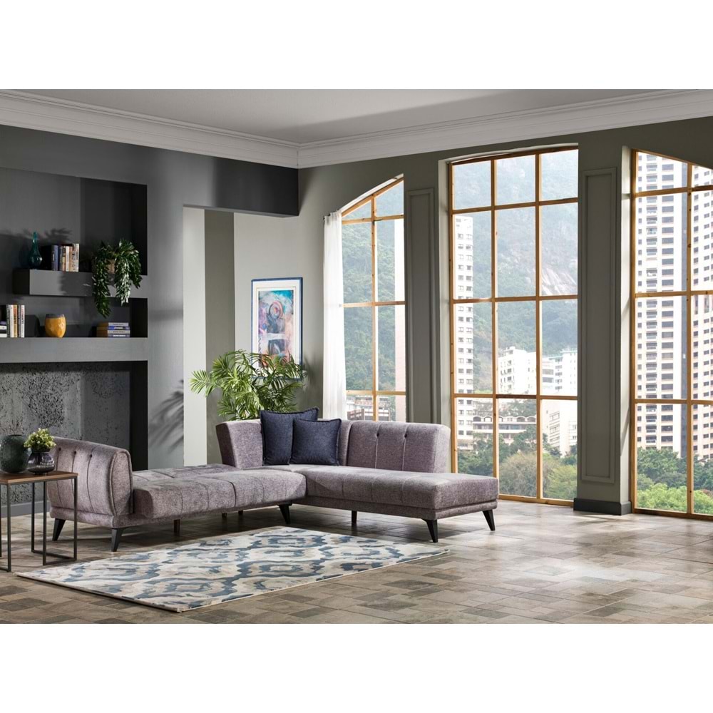 MONDI LAVIN AÇILIR SOL L KÖŞE KOLTUK ANZU GRI