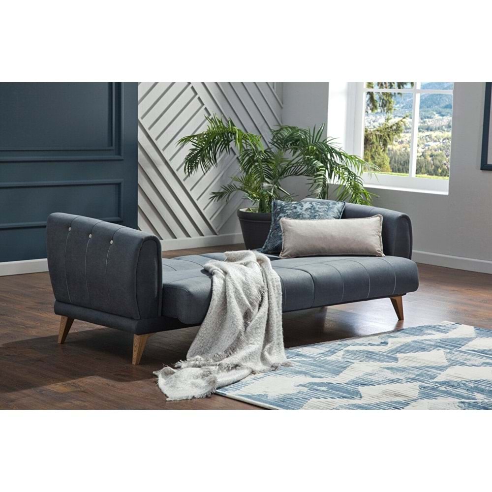 MONDI LAVIN ÜÇLÜ KOLTUK SOMON BATIK DÜZ