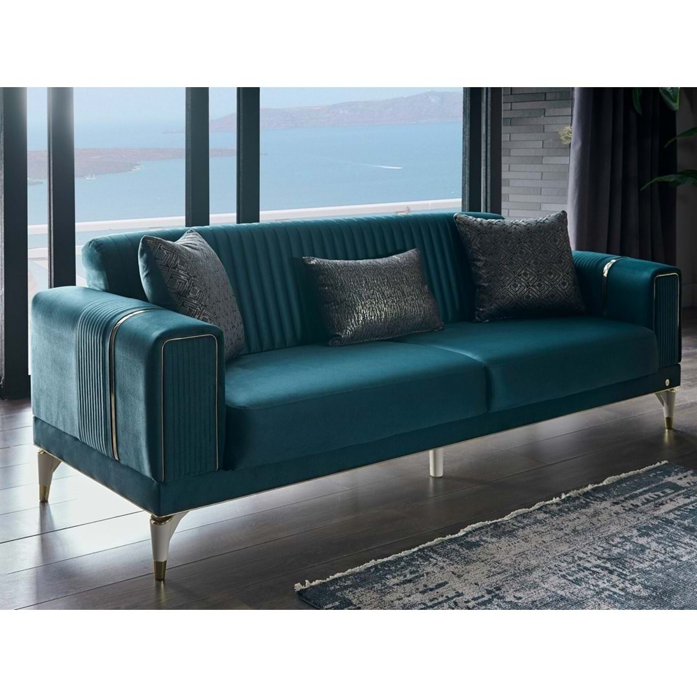 MONDI PERISSA AÇİLAN ÜÇLÜ KOLTUK YEŞİL