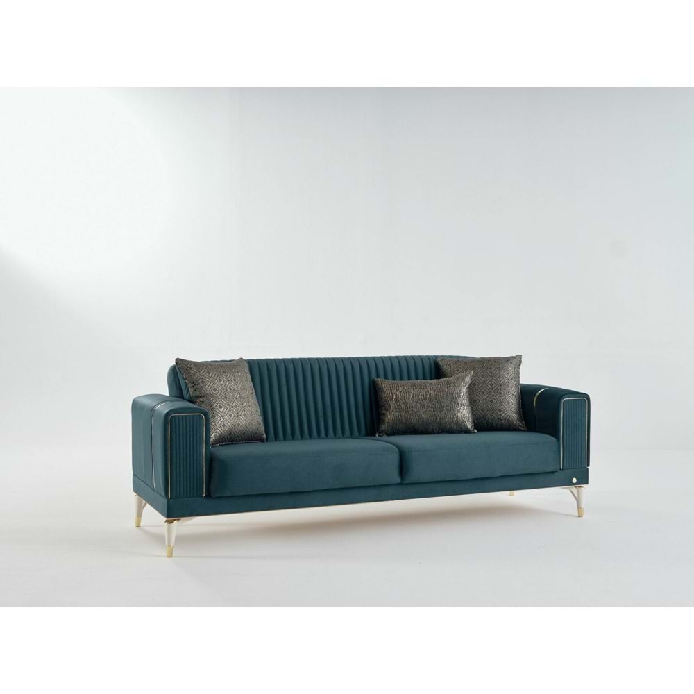 MONDI PERISSA AÇİLAN ÜÇLÜ KOLTUK YEŞİL