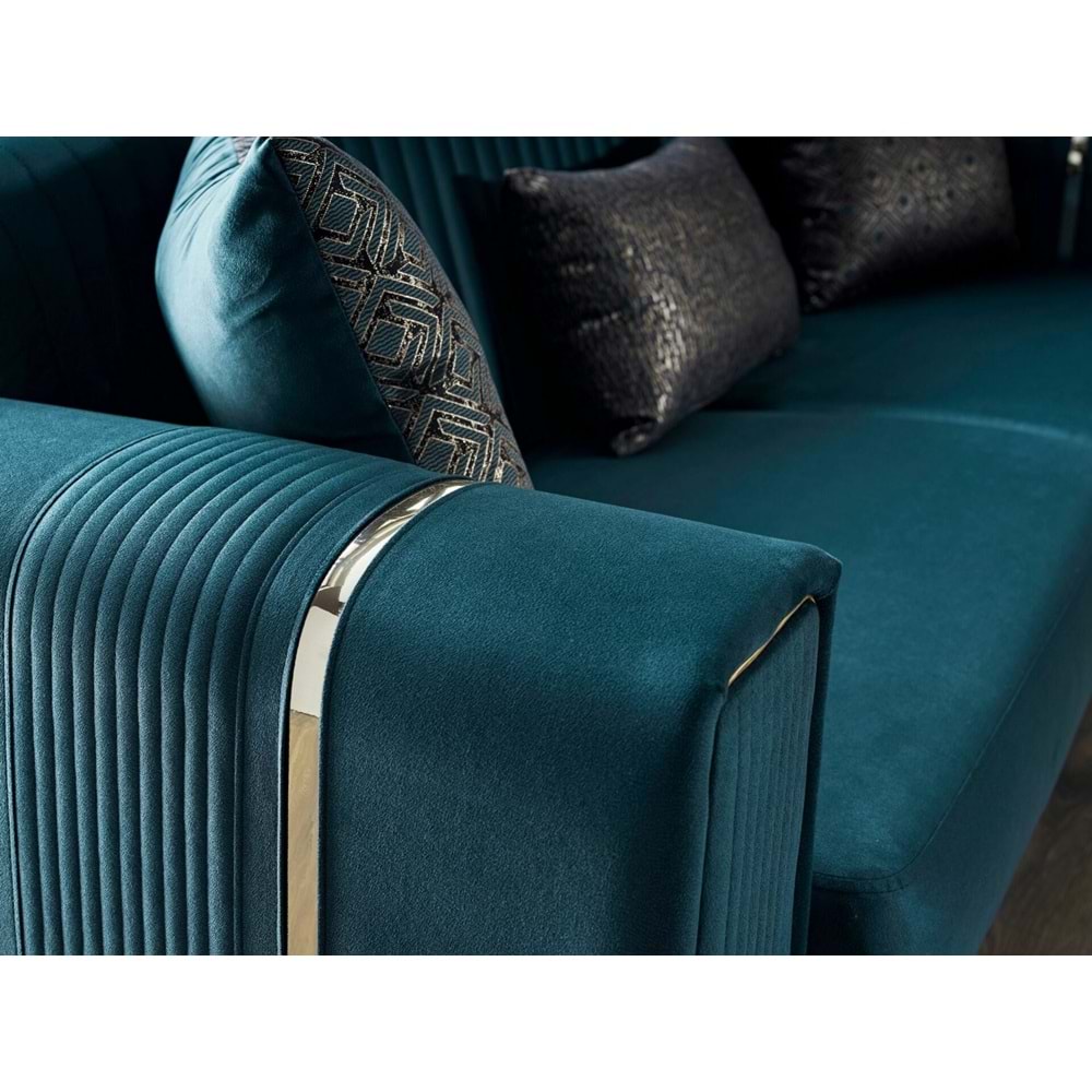 MONDI PERISSA AÇİLAN ÜÇLÜ KOLTUK YEŞİL