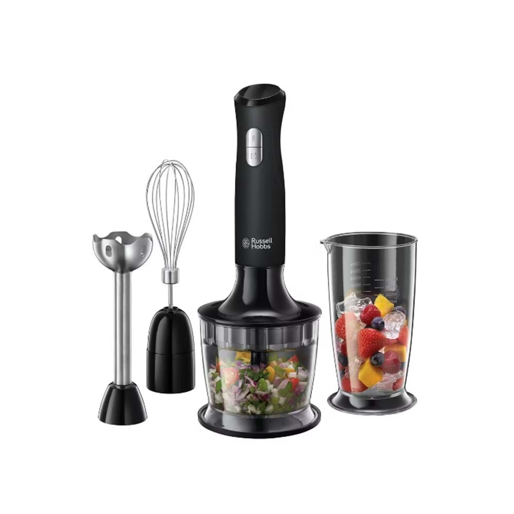 RUSSELL HOBBS DESIRE MATTLE 3 IN 1 HAND BLENDER BLACK