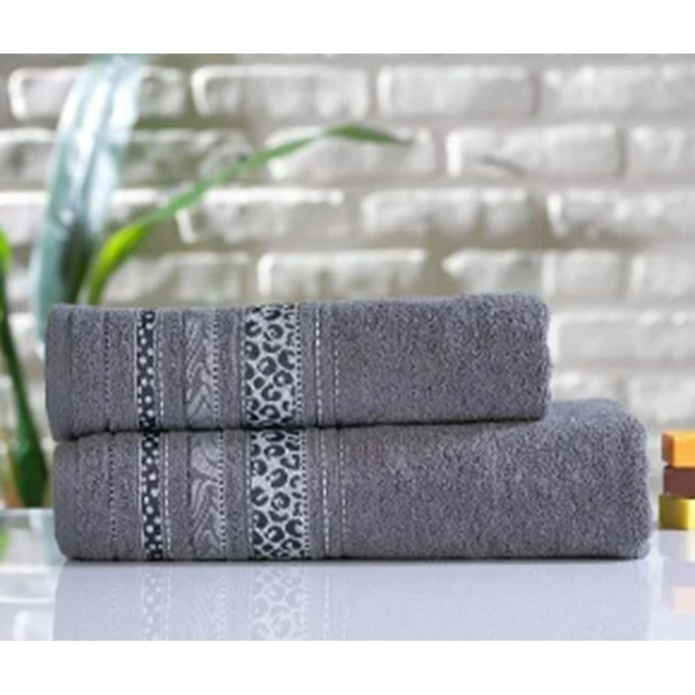 SCHAFER LEOPAR HAVLU SET ANTRASİT