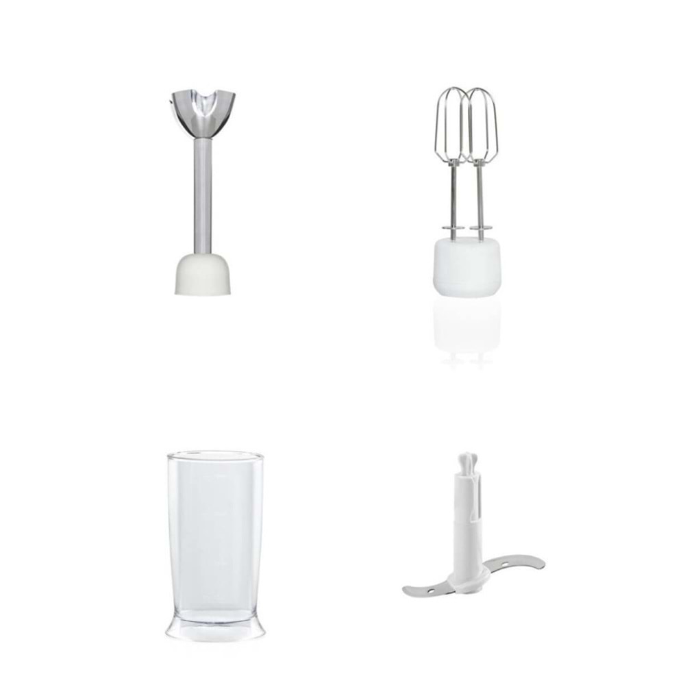 ARNİCA PANNA STICK BLENDER SET WHITE