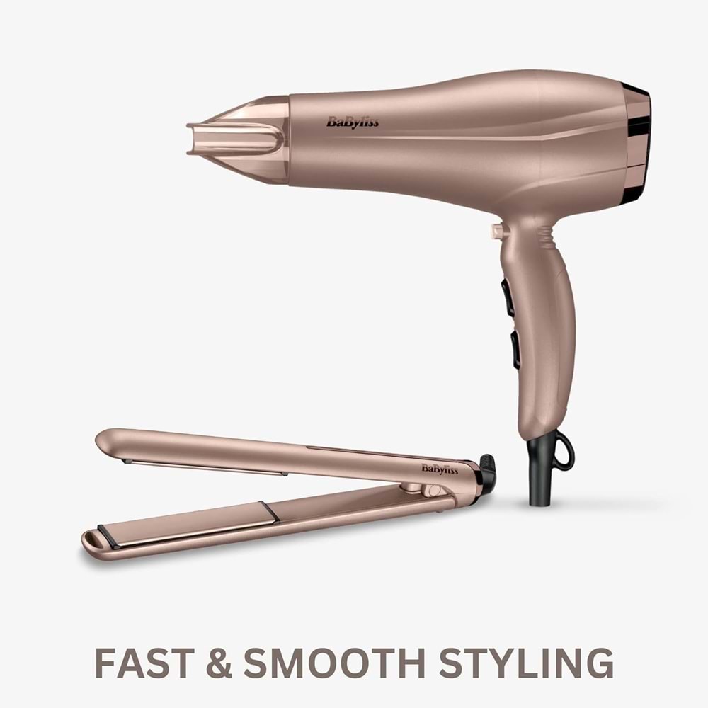 BABYLISS SAÇ KURUTMA VE DÜZLEŞTİRİCİ SET