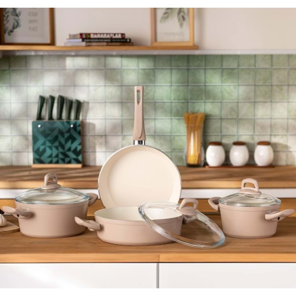 EMSAN CRYSTAL TENCERE SERİ ROSE