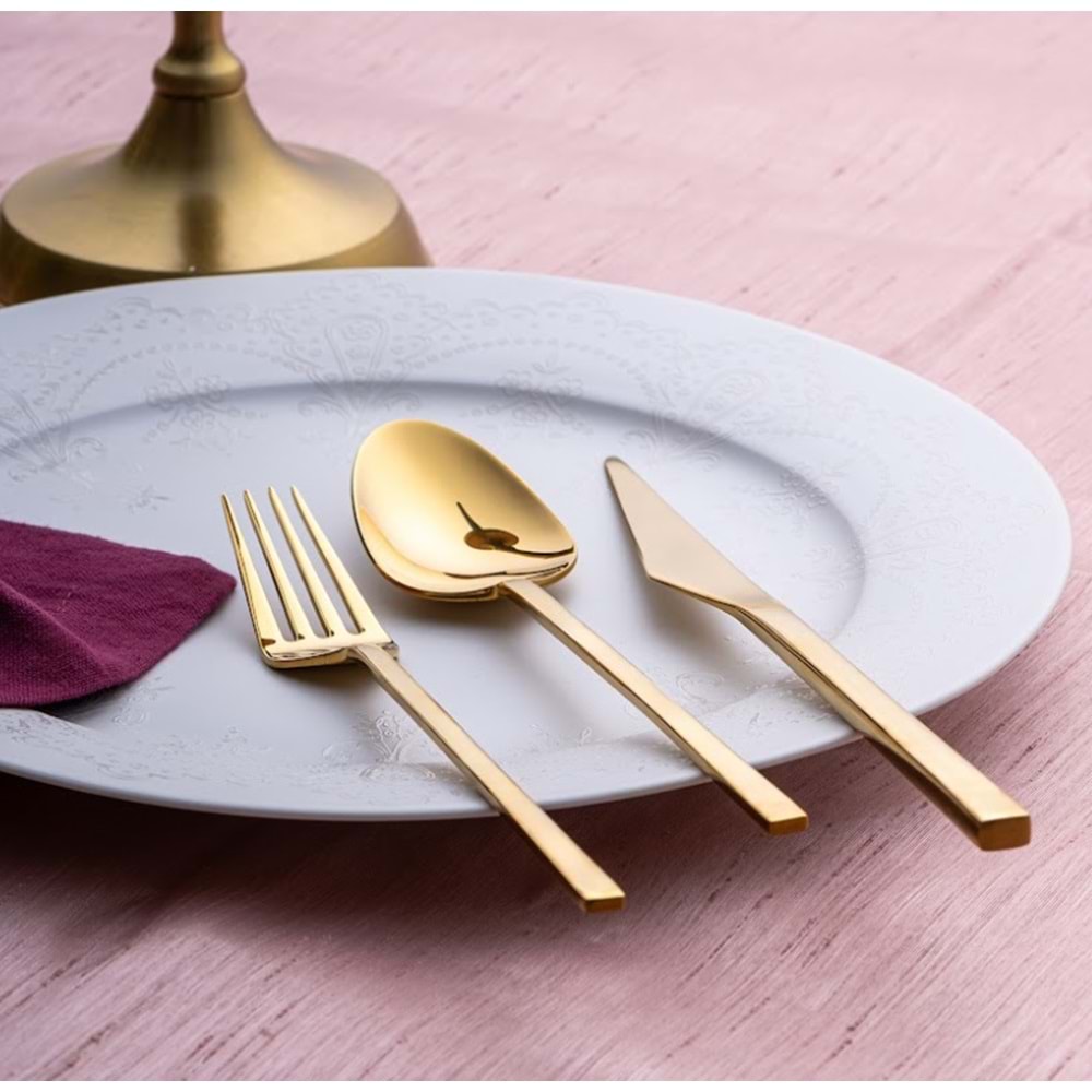 EMSAN ALBA GOLD 18 PARÇA YEMEK ÇKB