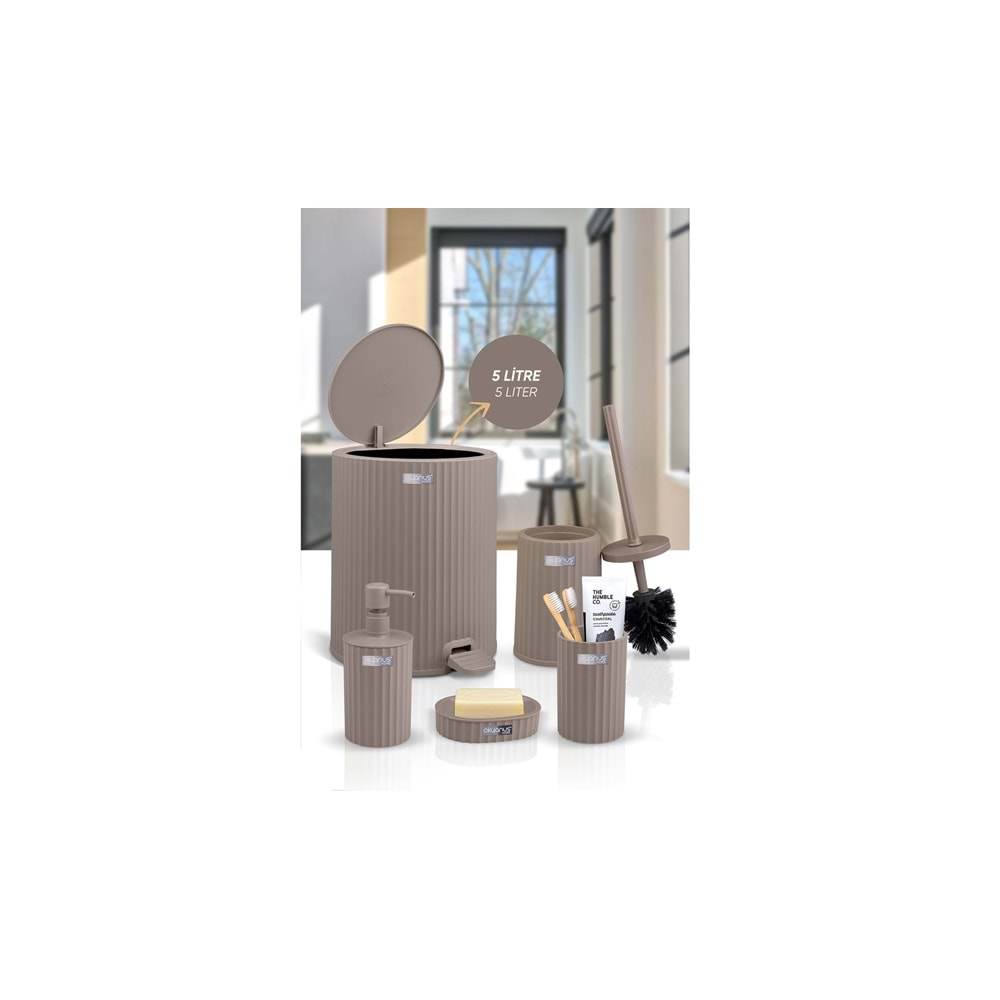 BANYO SETİ COLISEUM KAHVERENGİ
