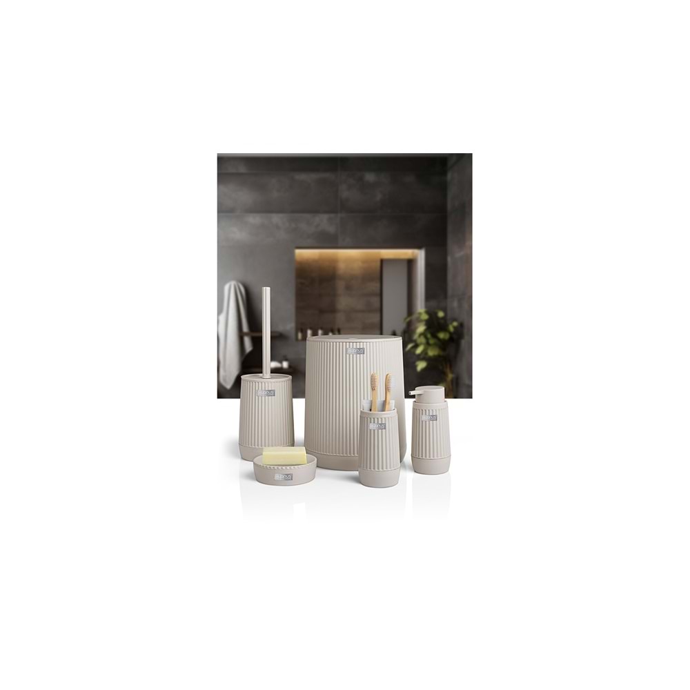 BANYO SETİ NİDA BEJ