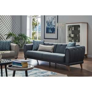 MONDI LAVIN ÜÇLÜ KOLTUK SOMON BATIK DÜZ