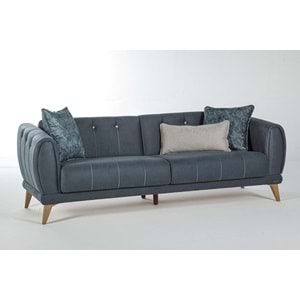 MONDI LAVIN ÜÇLÜ KOLTUK SOMON BATIK DÜZ