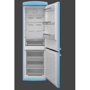 FİNLUX RETRO MAVİ NO FROST 373 LT