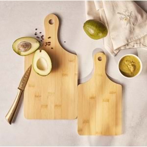 EMSAN BAMBU MASTER CHOP 2Lİ KESME TAHTASI