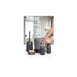 BANYO SETİ NİDA AHŞAP ANTRASİT