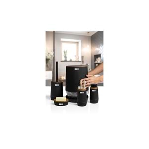 BANYO SETİ NİDA AHŞAP SİYAH