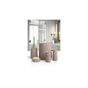 BANYO SETİ NİDA KAHVERENGİ