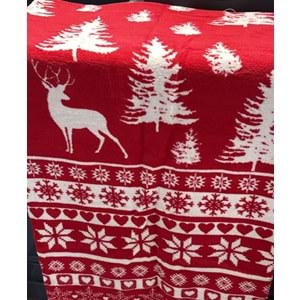 YENİ YIL PAMUK BATTANİYE 150X200 CM