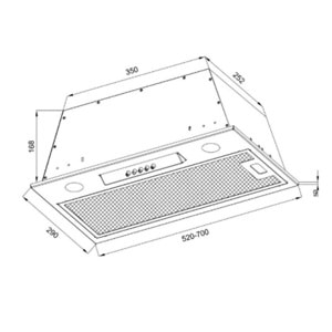 SAMSUNG FULL ANKASTRE ASPİRATÖR