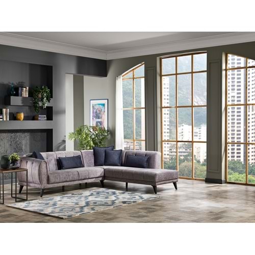 MONDI LAVIN AÇILIR SOL L KÖŞE KOLTUK ANZU GRI