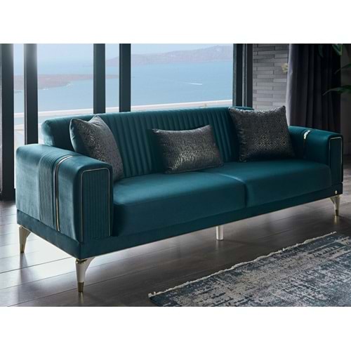 MONDI PERISSA AÇİLAN ÜÇLÜ KOLTUK YEŞİL