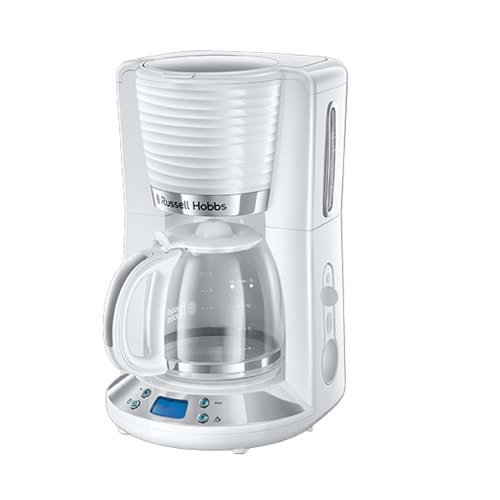 RUSSELL HOBBS INSPIRE WHITE COFFEE MAKER