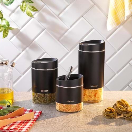 SCHAFER SİLVER TOUCH 3 BOY KAVANOZ