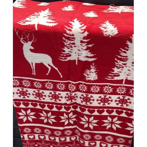 YENİ YIL PAMUK BATTANİYE 150X200 CM