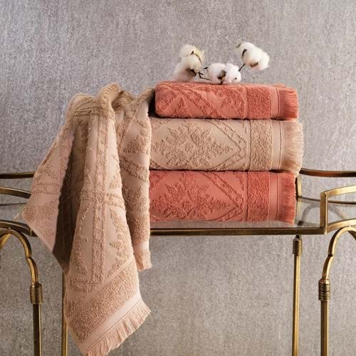 SCHAFER RİTA HAVLU 50X90 KİREMİT