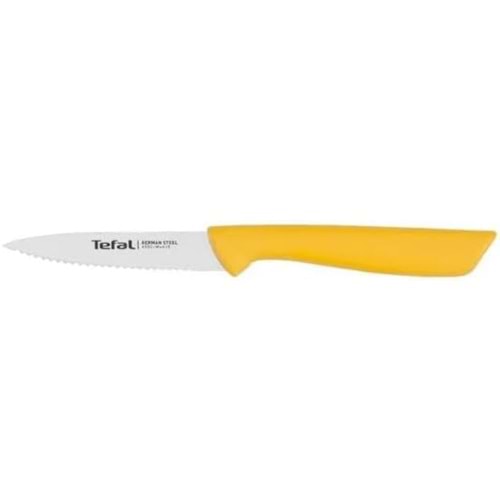 TEFAL COLORFOOD TIRTIKLI SOYMA BIÇAĞI SARI 8CM