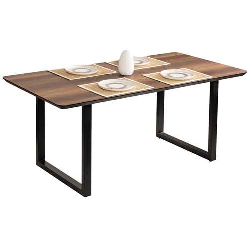 BOMONTİ DEMİR AYAKLI YEMEK MASASI