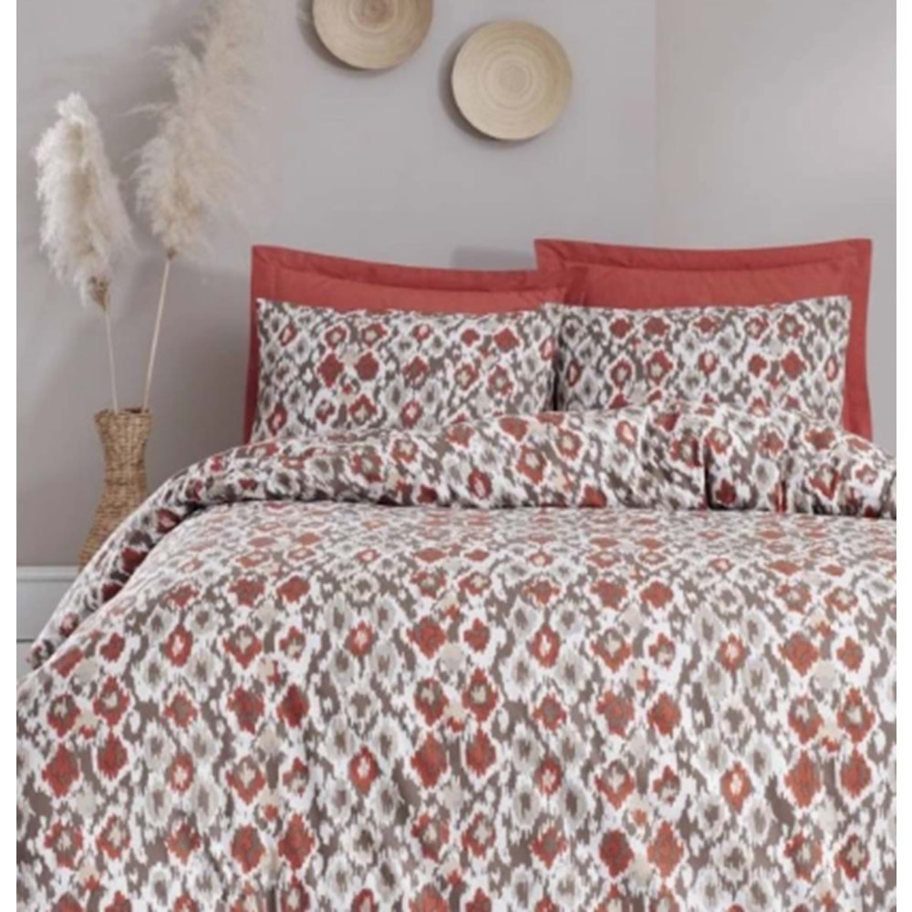 LUXART TEK KİŞİLİK NEVRESİM TAKIMI INDUS TERRACOTTA