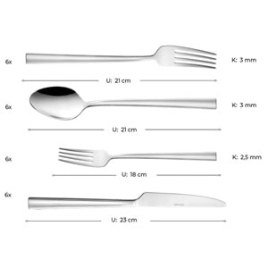 EMSAN ÇINAR 24 PARÇA ÇBK
