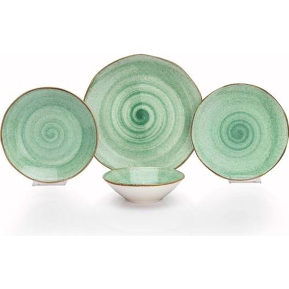 SCHAFER MİNA 24 PARÇA YEMEK SETİ MİNT